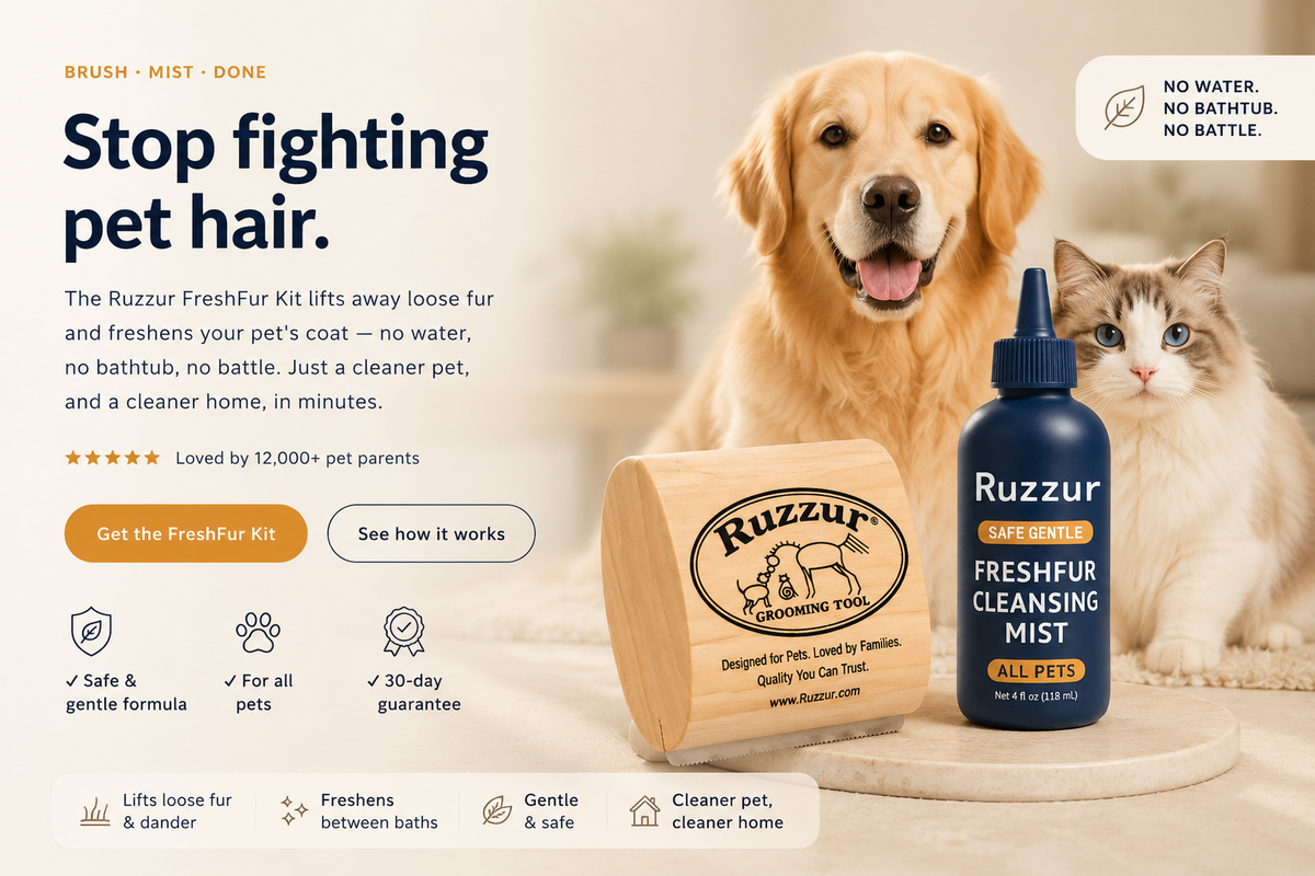 Stop fighting pet hair.