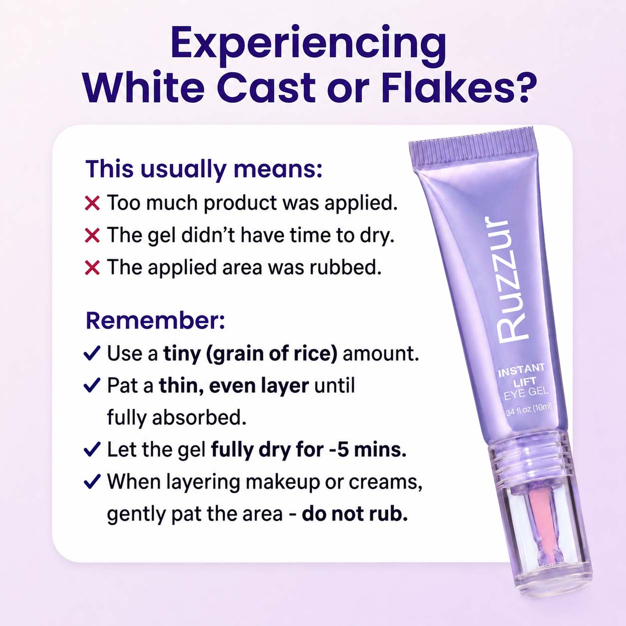 Ruzzur Instant Lift Eye Gel