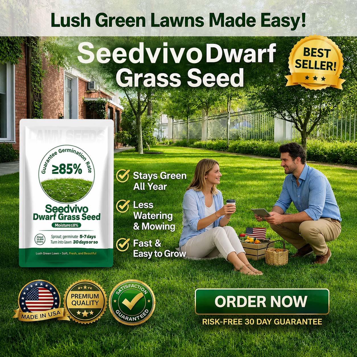🌱2026 𝑆𝑒𝑒𝑑𝘷𝘪𝘷𝘰 𝘍𝘰𝘶𝘳-𝘚𝘦𝑎𝑠𝑜𝑛 𝐷𝑤𝑎𝑟𝘧 𝘎𝘳𝘢𝘴𝘴 𝘚𝘦𝑒𝑑 𝐷𝑢𝑟𝑎𝑏𝑙𝘦, 𝘝𝘪𝘣𝘳𝘢𝑛𝑡 𝐺𝑟𝑒𝘦𝘯 𝘈𝘭𝘭 𝘠𝘦𝑎𝑟 𝑅𝑜𝑢𝑛𝑑🔥