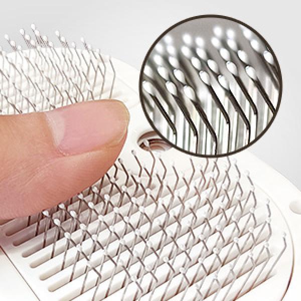 Gentle rounded bristles